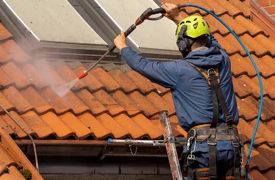 Démoussage et hydrofuge de toiture à Barrancoueu
